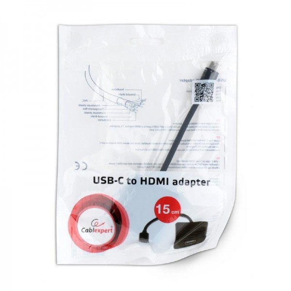 ADAPTADOR GEMBIRD USB-C A HDMI